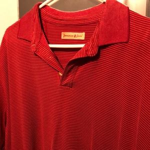 Men’s polo - excellent condition dark rose color
